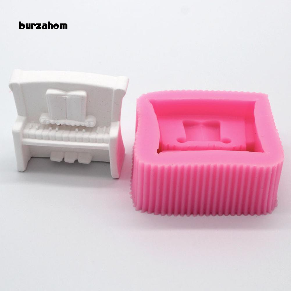 Khuôn silicon làm kẹo đường hình đán piano