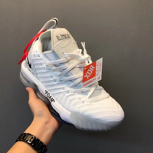 NIKE LEBRON XVI x OFF WHITE Giày thể thao cao cấp dành cho nam : ; '