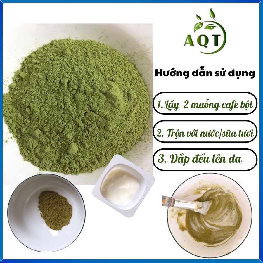 100g Bột Lá Neem Ấn Độ Nguyên Chất, Mask Lá Neem Đắp Mặt Nạ Trắng Da, Giảm Mụn Mờ Thâm