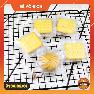 Túi Dán Đựng Bánh Quy Đơn Giản Mà Sang Trọng HÀNG MỚI VỀ - set 100 túi