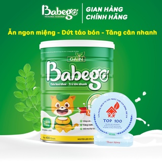 Sữa Babego mát tăng cân, trị táo bón 400g (12-36m)