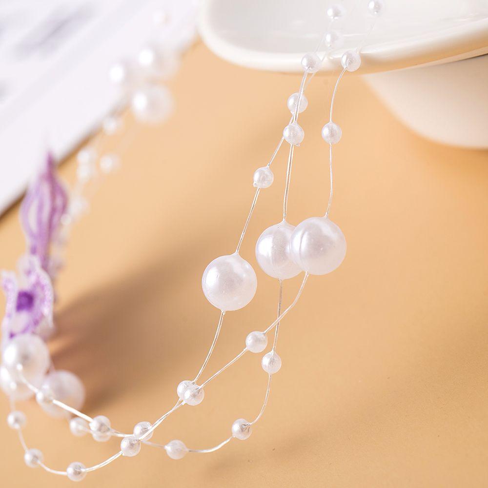EUTUS Vòng cổ Ngọc Trai Nhiều Lớp Thanh Lịch
