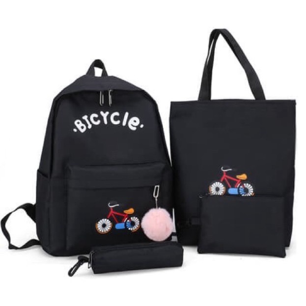 Set balo 4 món Chiếc Xe Đạp