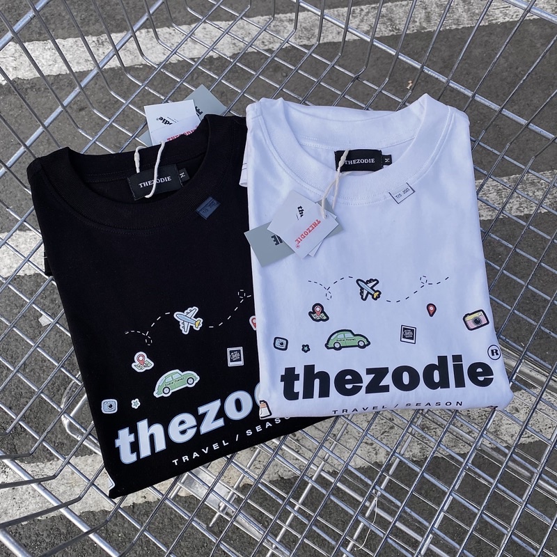 Áo thun tay lỡ Streetwear Season Travel