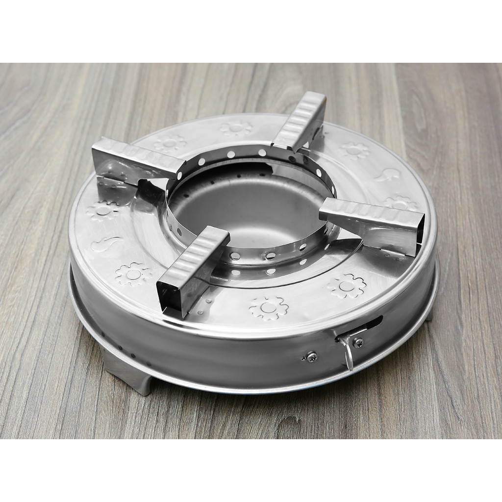 Bếp cồn Inox Rainy - Logo Hoa Mai 23cm [Chuẩn giá F1]