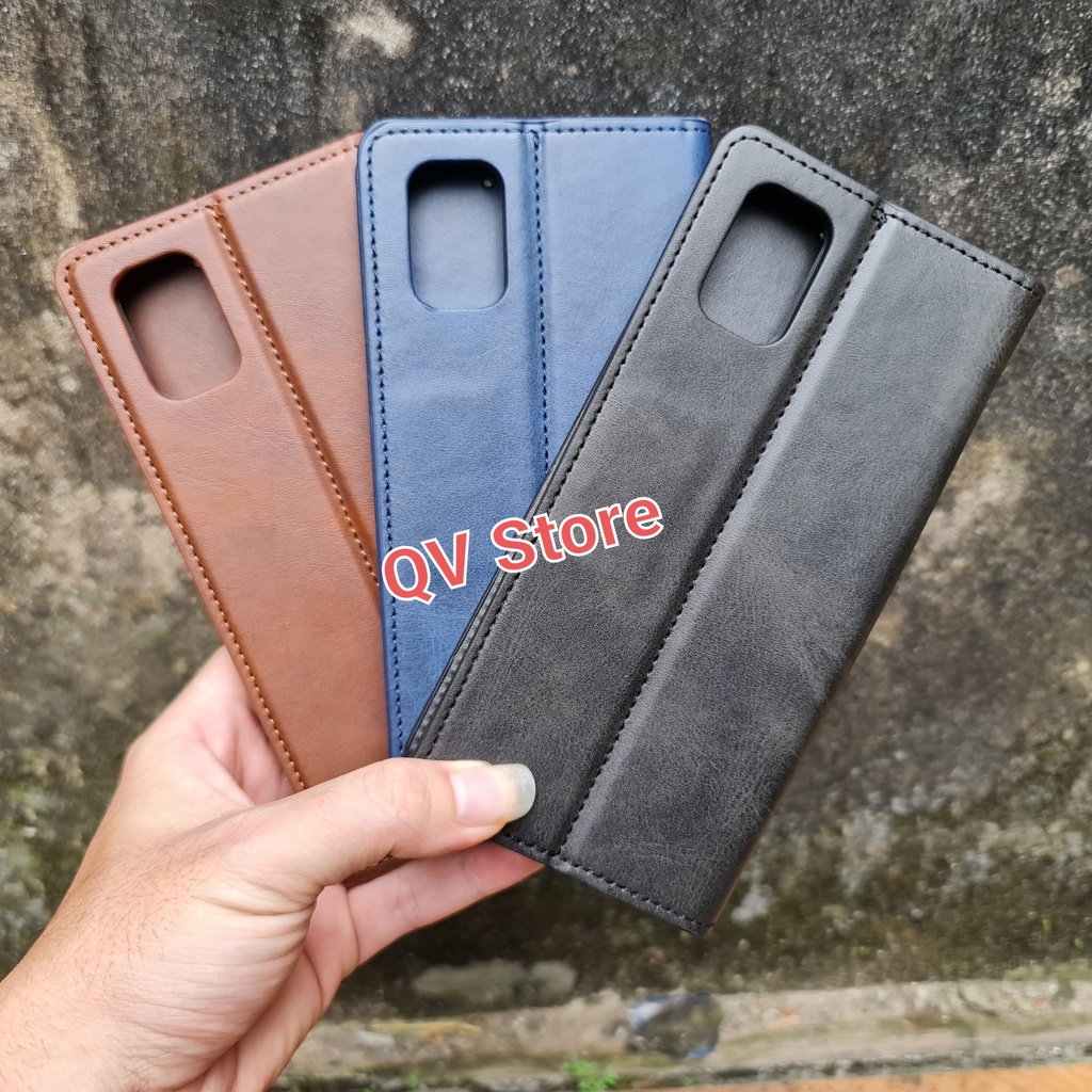 Bao da PU Gấp 2 mặt phù hợp với dòng ĐT Samsung M51 S21 plus S21 ultra Note 20 Note 20 ultra