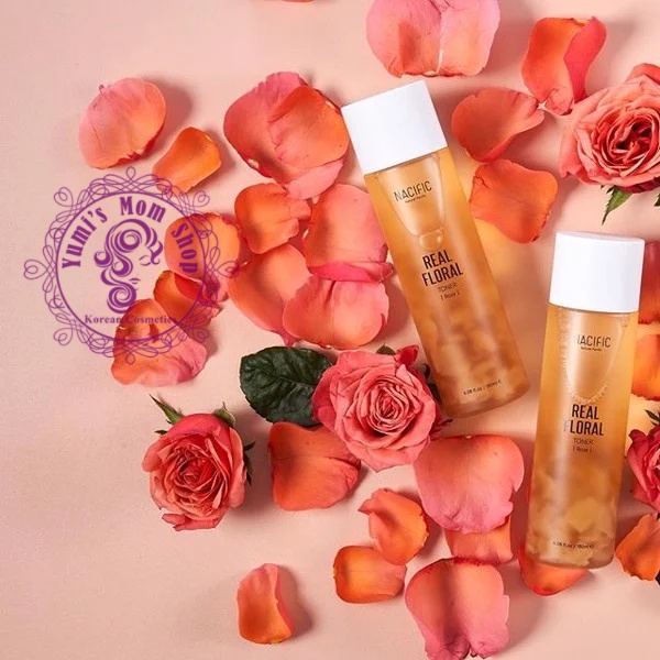 Nước Hoa Hồng Chống Lão Hóa Chiết Xuất Hoa Hồng NACIFIC Real Floral Toner Rose 180ml