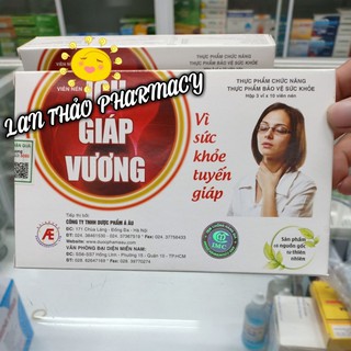 ÍCH GIÁP VƯƠNG CHÍNH HÃNG HỘP 30 VIÊN HỖ TRỢ TUYẾN GIÁP GIÁ TỐT