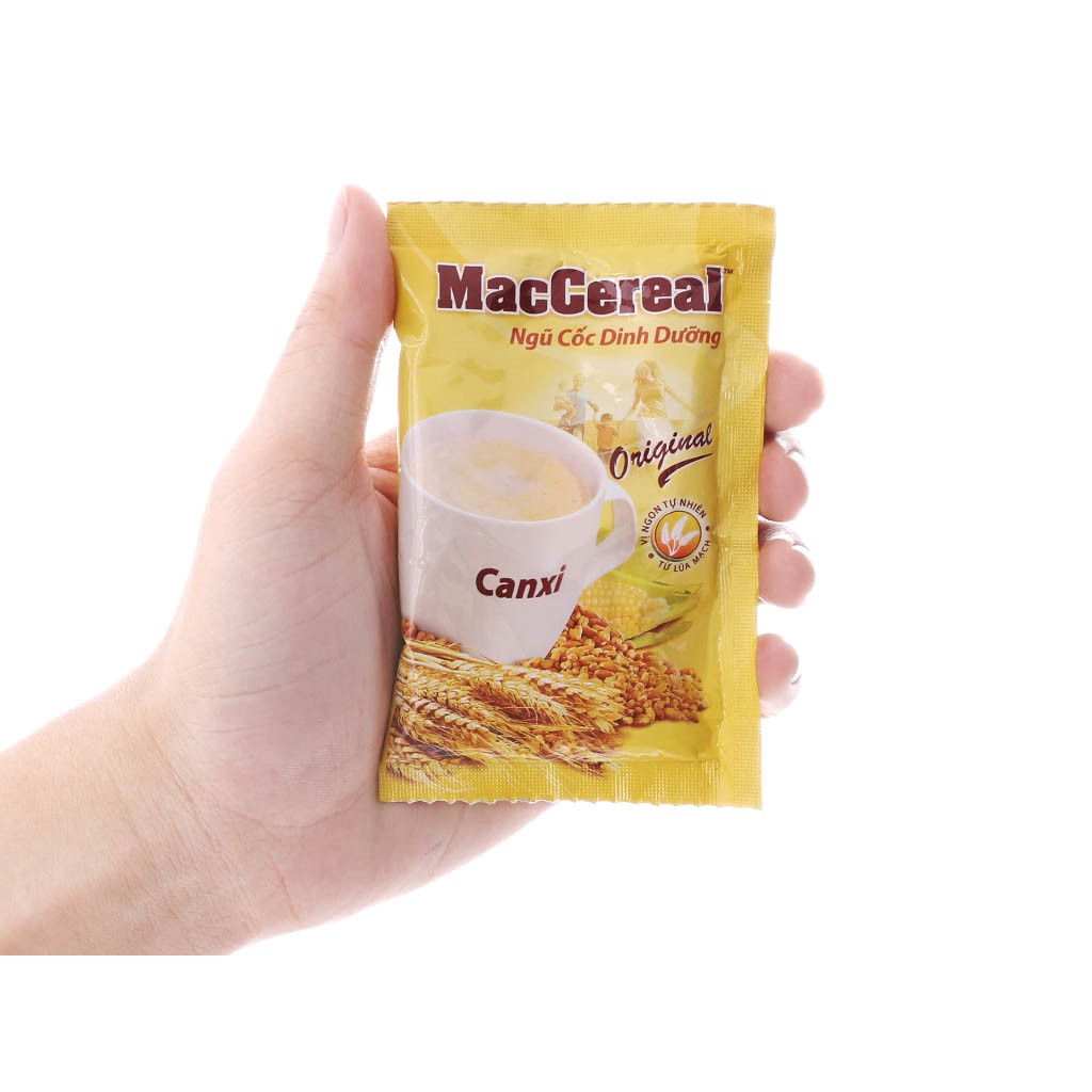 [CHÍNH HÃNG] Ngũ Cốc Dinh Dưỡng Maccereal Original Canxi Túi 560g (20 gói x 28g)