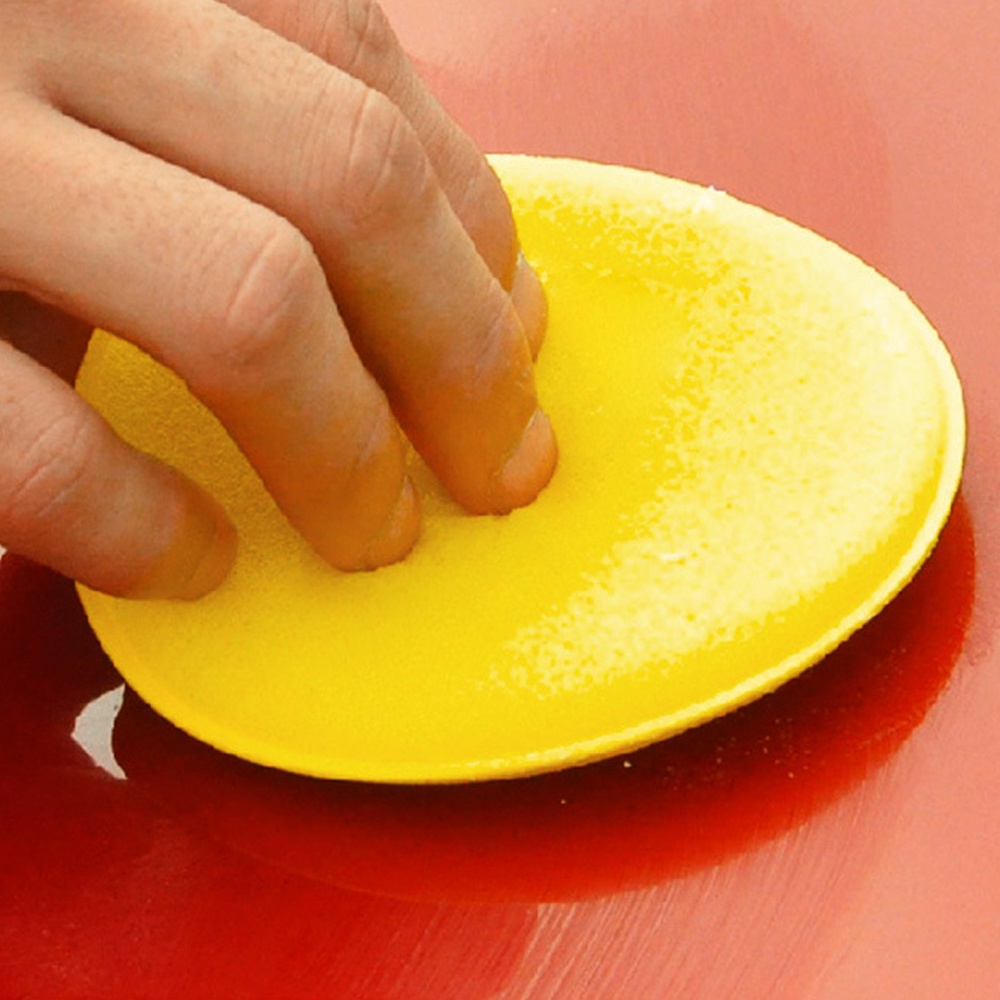 Ready stock Car Foam Sponge Wax Applicator Cleaning Detailing Pads Wax Soft Sponge Cleaning Accessories Dust Remove Auto Care Polishing Pad Car Accessories Ship Immediately