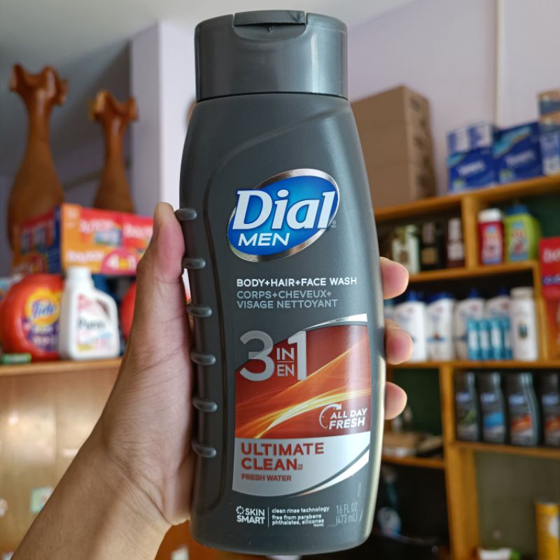 Sữa tắm gội nam Dial Men 473ml Mỹ - sữa tắm, gội, rửa mặt - Hàng nhập khẩu