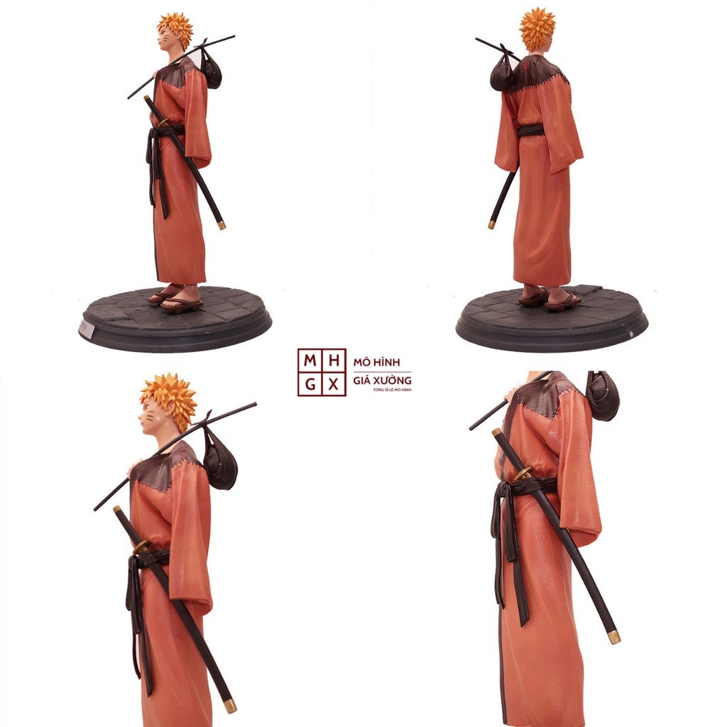 Mô hình Naruto và Sasuke mặc kimono siêu to  cao 31cm tỷ lệ 1/6 hàng cao cấp  figure mô hình naruto mô hình giá xưởng