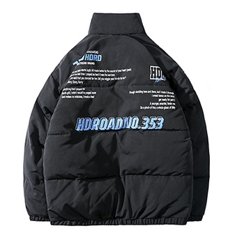 Áo phao unisex HDROADNO 2 màu trắng đen size từ M-5XL