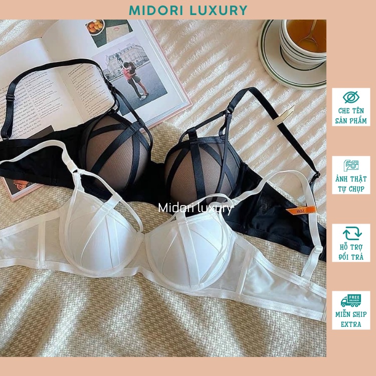 Áo Lót Nữ Nâng Ngực Cá Tính Sexy Ôm Sát Định Hình Ngực Siêu Quyến Rũ MIDORI A18