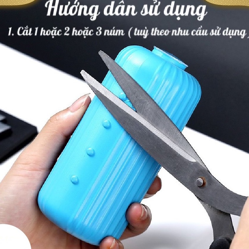 Lọ thả bồn cầu HQ LSM tẩy bồn cầu diệt khuẩn khử mùi cao cấp phiên bản mới nhất 4 hương thơm tự nhiên 180gram