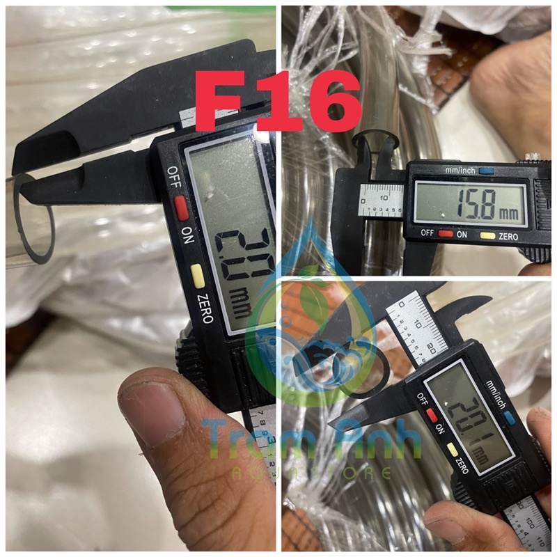 Ống nước chống gập F10 - F12 màu trong đen