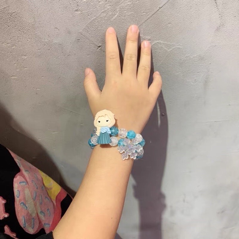 Vòng đeo tay trẻ em hình công chúa Disney Elsa dễ thương cho bé gái