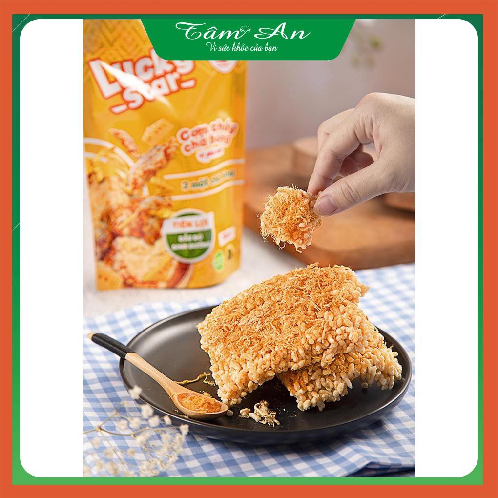 {TÂM AN} CƠM CHÁY CHÀ BÔNG LUCKY STAR VỊ PHÔ MAI - gói 50g