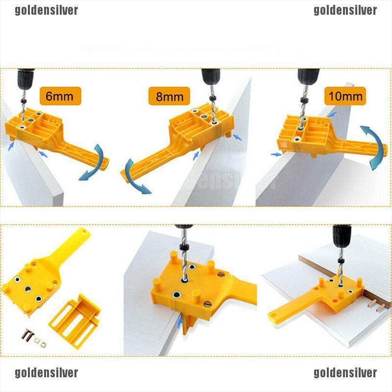Bộ Dụng Cụ Định Vị Đục Lỗ Khoan Gỗ Cầm Tay