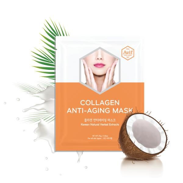 Mặt nạ Avif dưỡng da giảm lão hóa- Avif Collagen Anti-Aging Mask (21g) 0513978