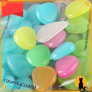 Set 10 viên đá dạ quang trang trí sân vườn/tiểu cảnh độc đáo