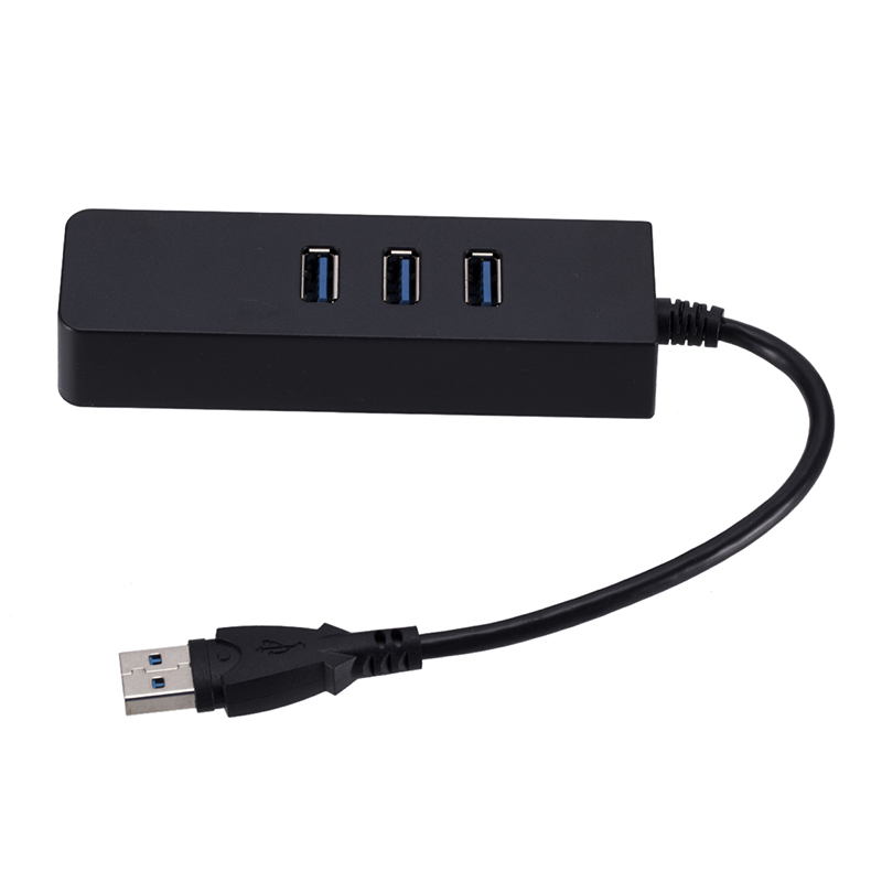 Bộ Chia 3 Cổng Usb 3.0 Gigabit Ethernet Lan Rj45 1000mbps