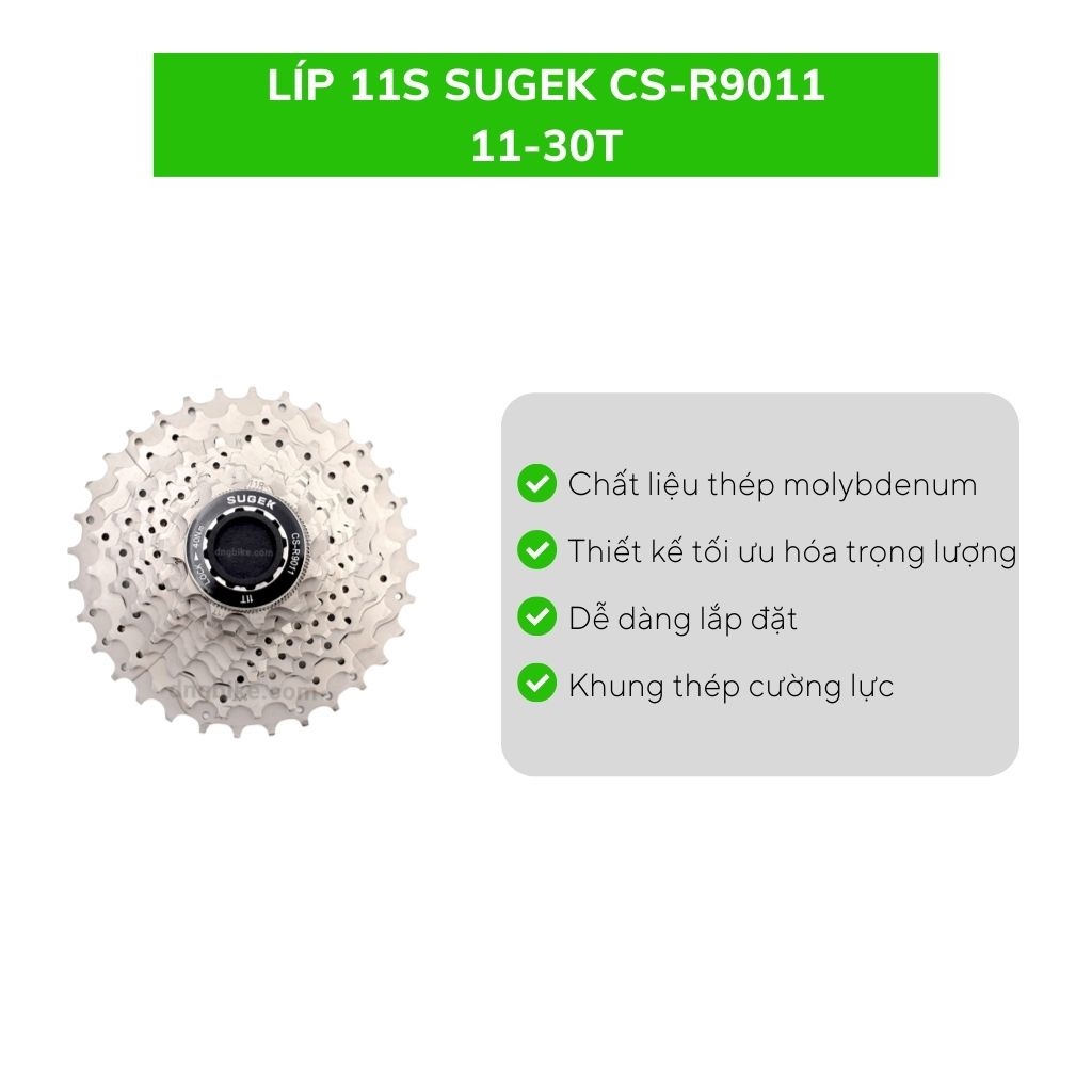 Líp 11S SUGEK CS-R9011 11-30T