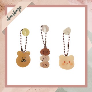 Móc Khóa Treo Balo, Túi Xách, AirPods Hình Gấu Chó Siêu Cute - Vbansbags