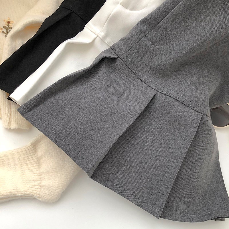 Chân váy chữ A cạp cao dáng xòe kiểu Hàn Quốc Bigsize CVBS007 Dành cho các nàng từ 55-95kg