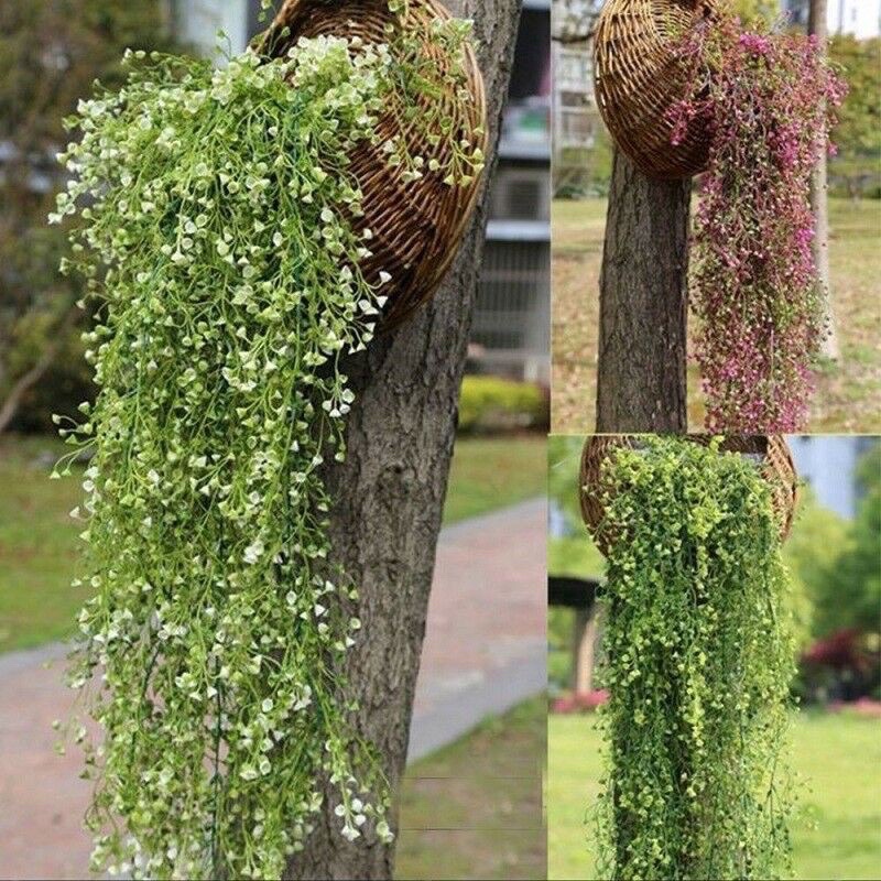 Hoa nhựa -cụm rủ treo tường-cụm chuông rủ trang trí ,decor ,điểm bình hoa