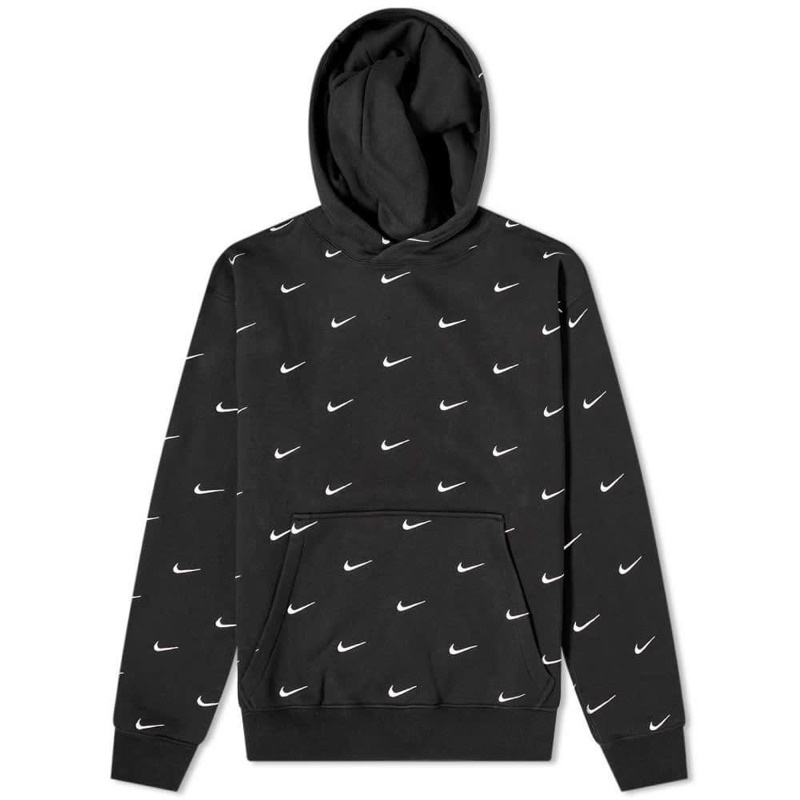 Áo Hoodie Thêu Full Logo Swoosh 100%