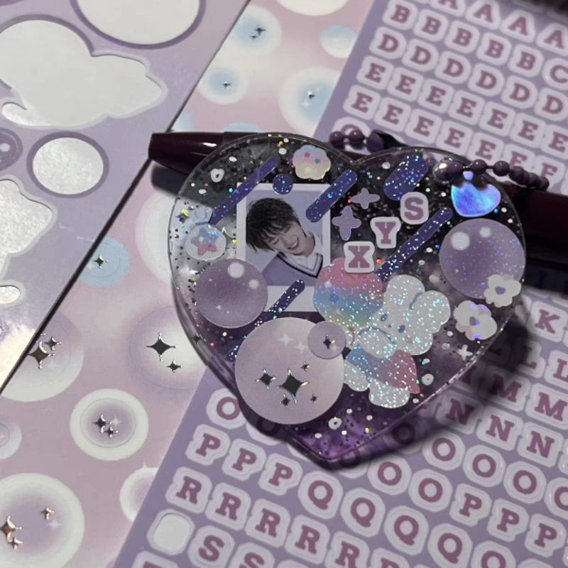 Móc khóa mica handmade