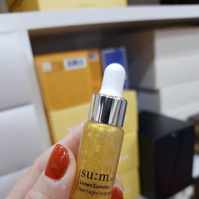 Lọ tinh chất vàng đêm sum:37 Ohui cải thiện mọi vấn đề về da