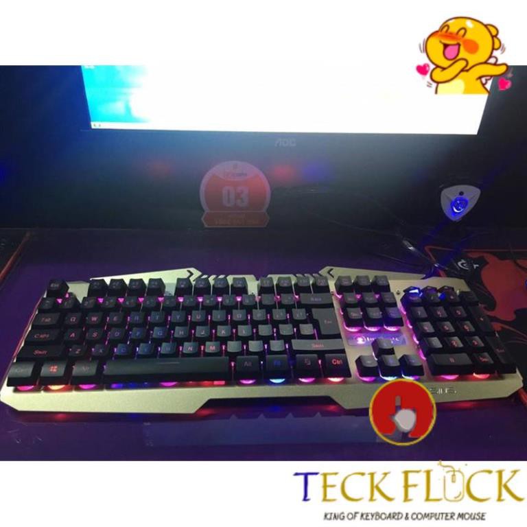 BÀN PHÍM GAMING ASSASSINS HACKER AK8000 - LED 7 MÀU