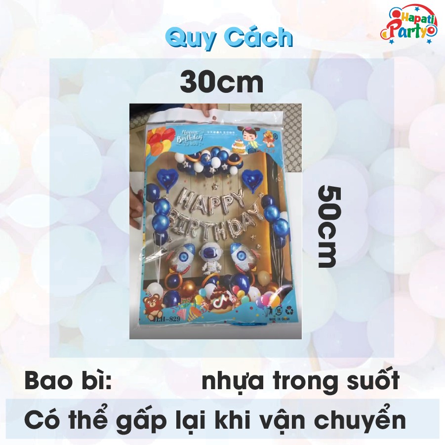 Combo Bóng Sinh Nhật Elsa Cho Bé Gái Có Backdrop ẤN TƯỢNG tại HAPATI 030