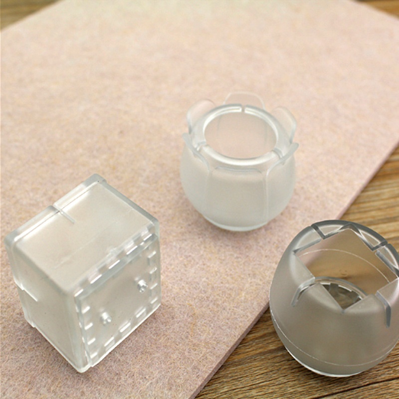 Bộ 12 Miếng Silicone Bọc Chân Bàn Ghế Chống Trượt Tiện Lợi