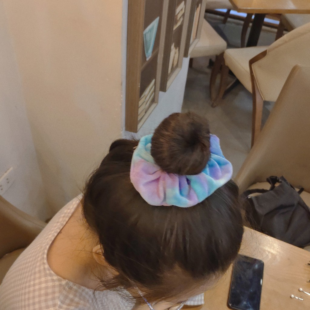 Vòng tay đa năng scrunchie làm cột tóc, chụp ảnh siêu xịn, cá tính, độc đáo