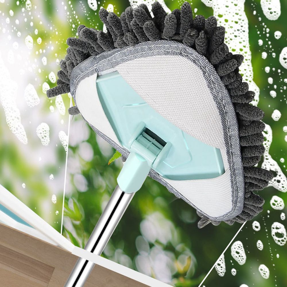 Đầu lau nhà hình tam giác bằng sợi micro thay thế đa năng tiện dụng