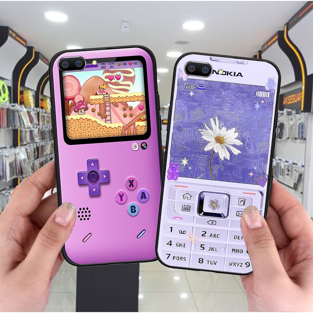 Ốp Realme C1 / C2 bộ hình điện thoại nokia huyền thoại , BTS , Vpop cute