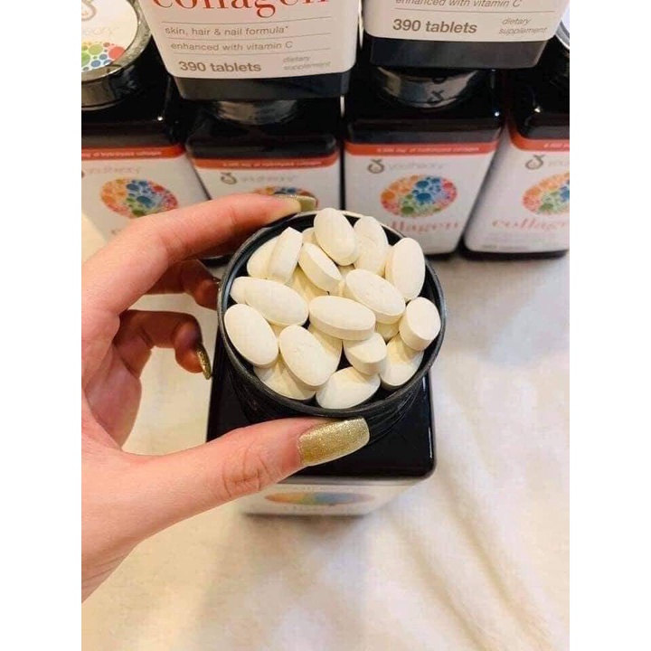 Viên uống Collagen Youtheory Biotin [CÓ BILL] 390 viên của Mỹ