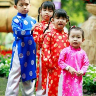 Áo dài trẻ em Thái Tuấn -3048
