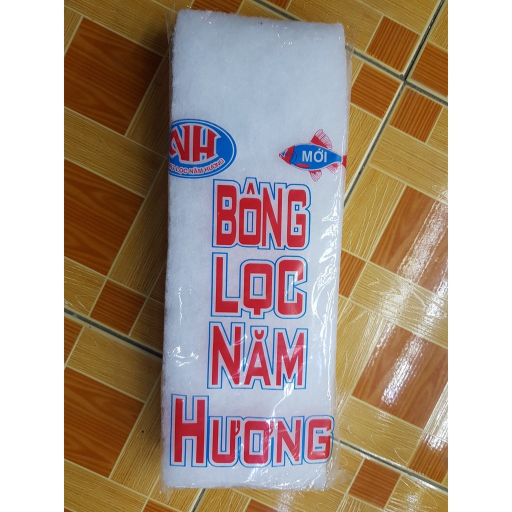 Bông lọc nước cho hồ cá Năm Hương