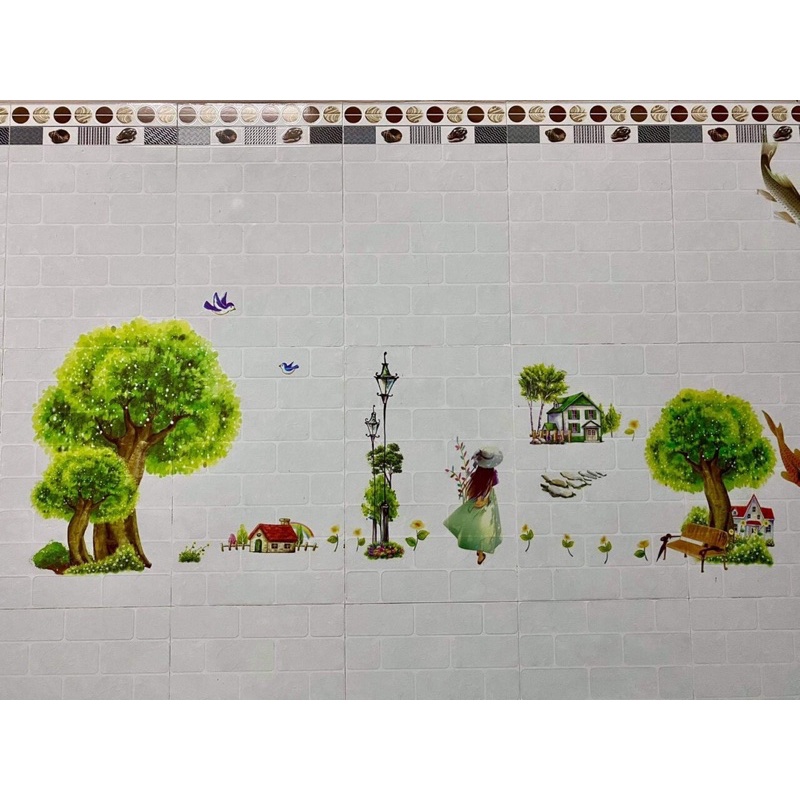 Decal dán tường trang trí phòng khách,phòng ngủ (tổng hợp nhiều mẫu)