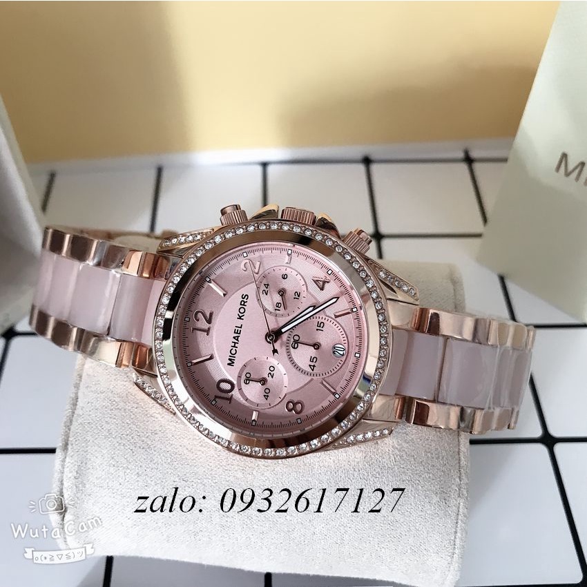 Đồng Hồ Nữ Michael Kors MK5943 Chronograph Dây Kim Loại 39mm