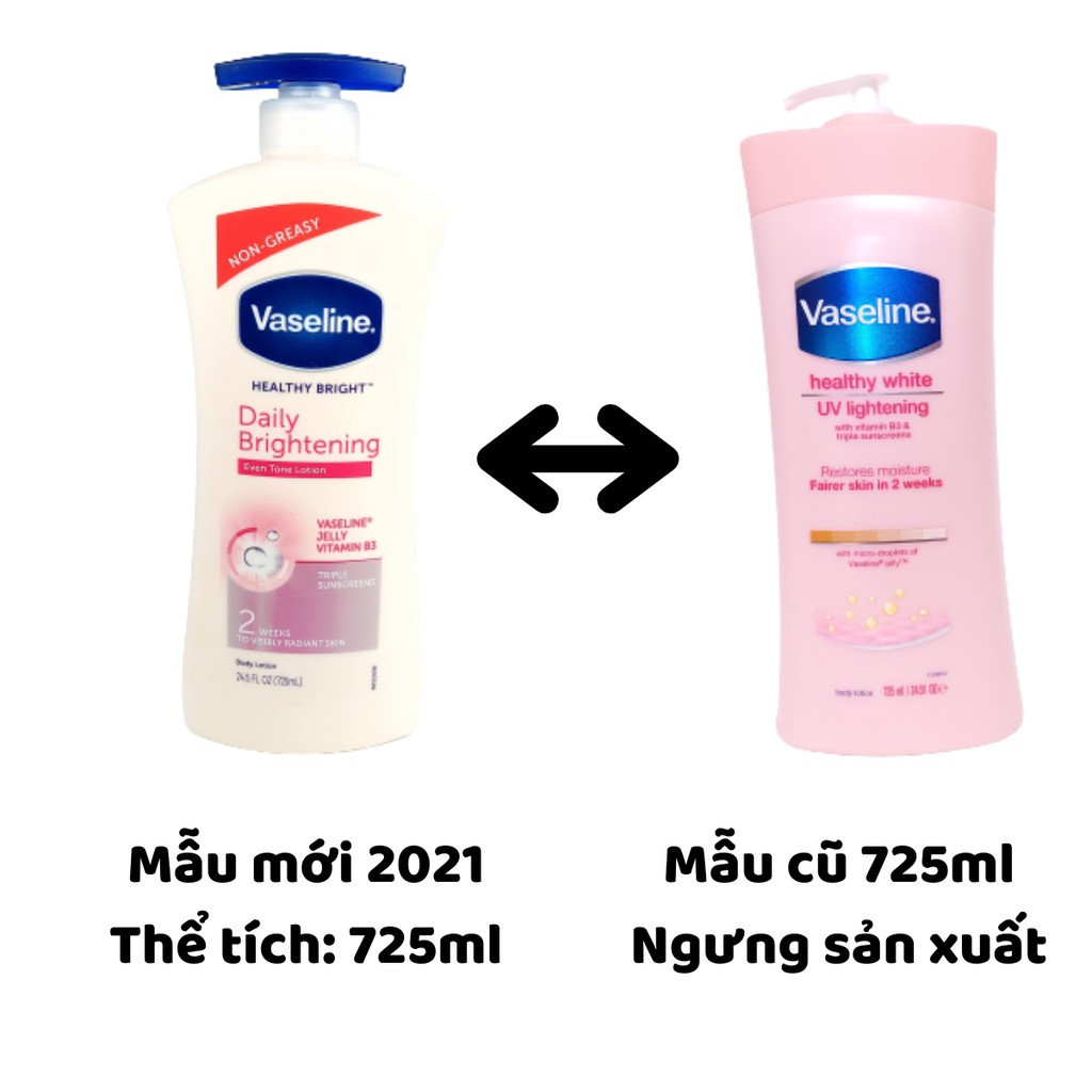 Sữa Dưỡng Thể VASELINE HEALTHY WHITE 725ml