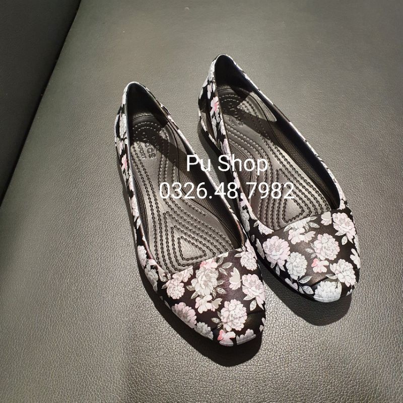 [Chính Hãng] Giày Búp Bê Cross In Họa Tiết _ Siêu Êm Bền Nhẹ - Giày Bệt Nữ Chính Hãng Cross Sienna Flat