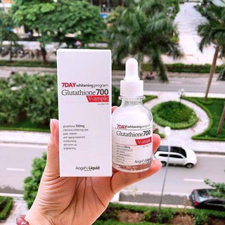 Huyết Thanh Trắng Da 7Day Whitening Program Glutathione 700 V-Ample