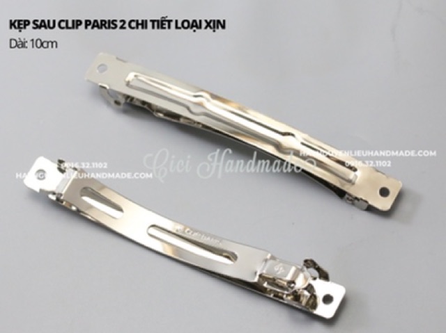 Kẹp sau clip paris 2 chi tiết loại xịn dày. Dài 8cm, 10cm