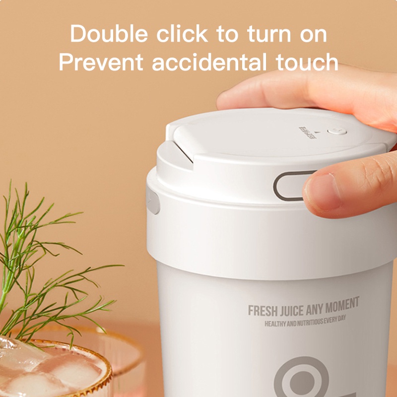 Máy xay sinh tố cầm tay kiêm cốc giữ nhiệt inox Deerma Nu90 động cơ mạnh mẽ giữ nhiệt 1500mAh 300ml