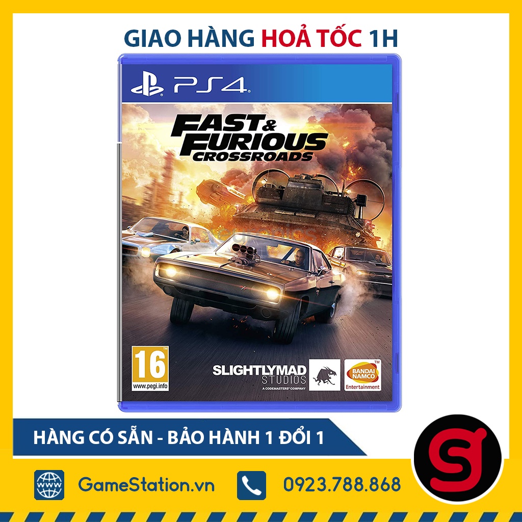 Đĩa Game PS4: Fast &amp; Furious Crossroads Cho Máy PS4